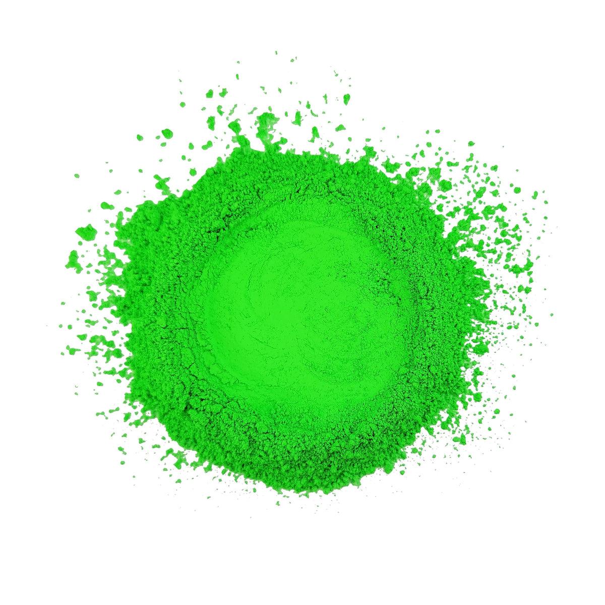 Fluorescent Green - Metallic powder pigment