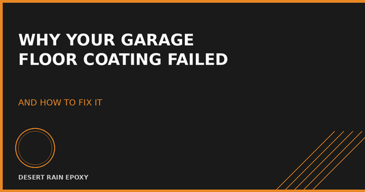 Why Your Garage Floor Coating Failed (And How to Fix It)