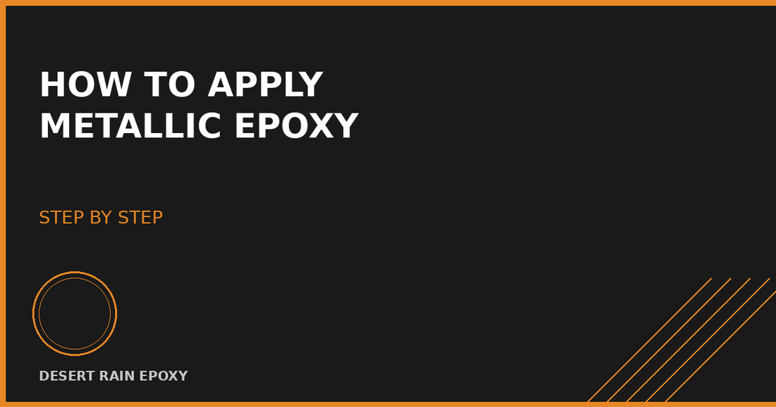 How to Apply Metallic Epoxy Flooring (Step by Step)