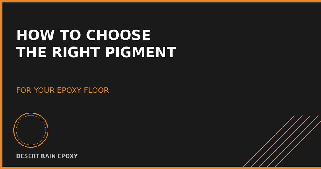 How to Choose the Right Pigment for Your Epoxy Floor
