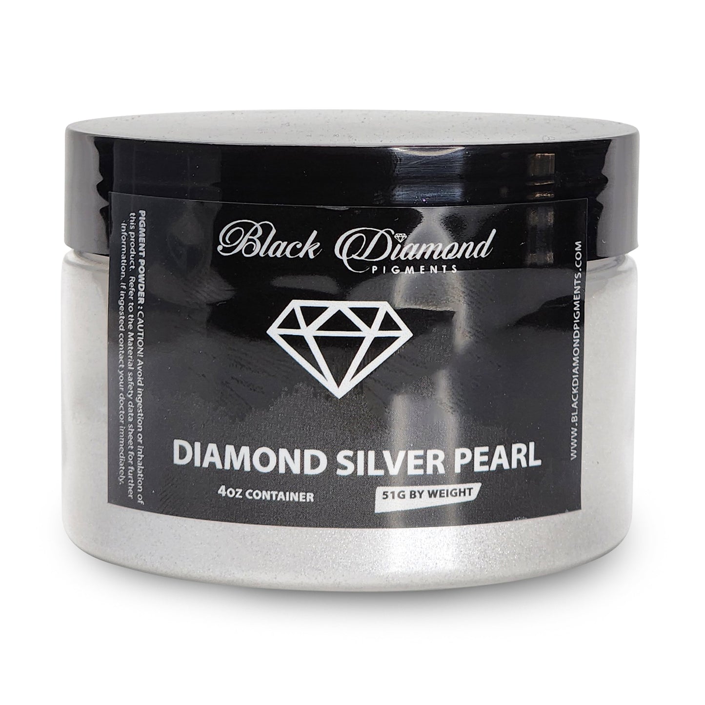 Diamond Silver Pearl - Professional grade metallic powder pigment