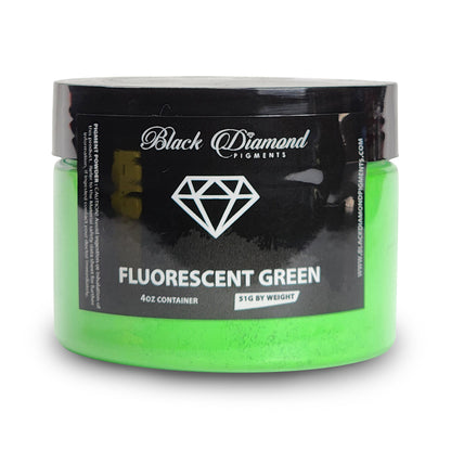 Fluorescent Green - Metallic powder pigment