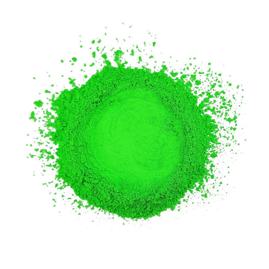 Fluorescent Green - Metallic powder pigment