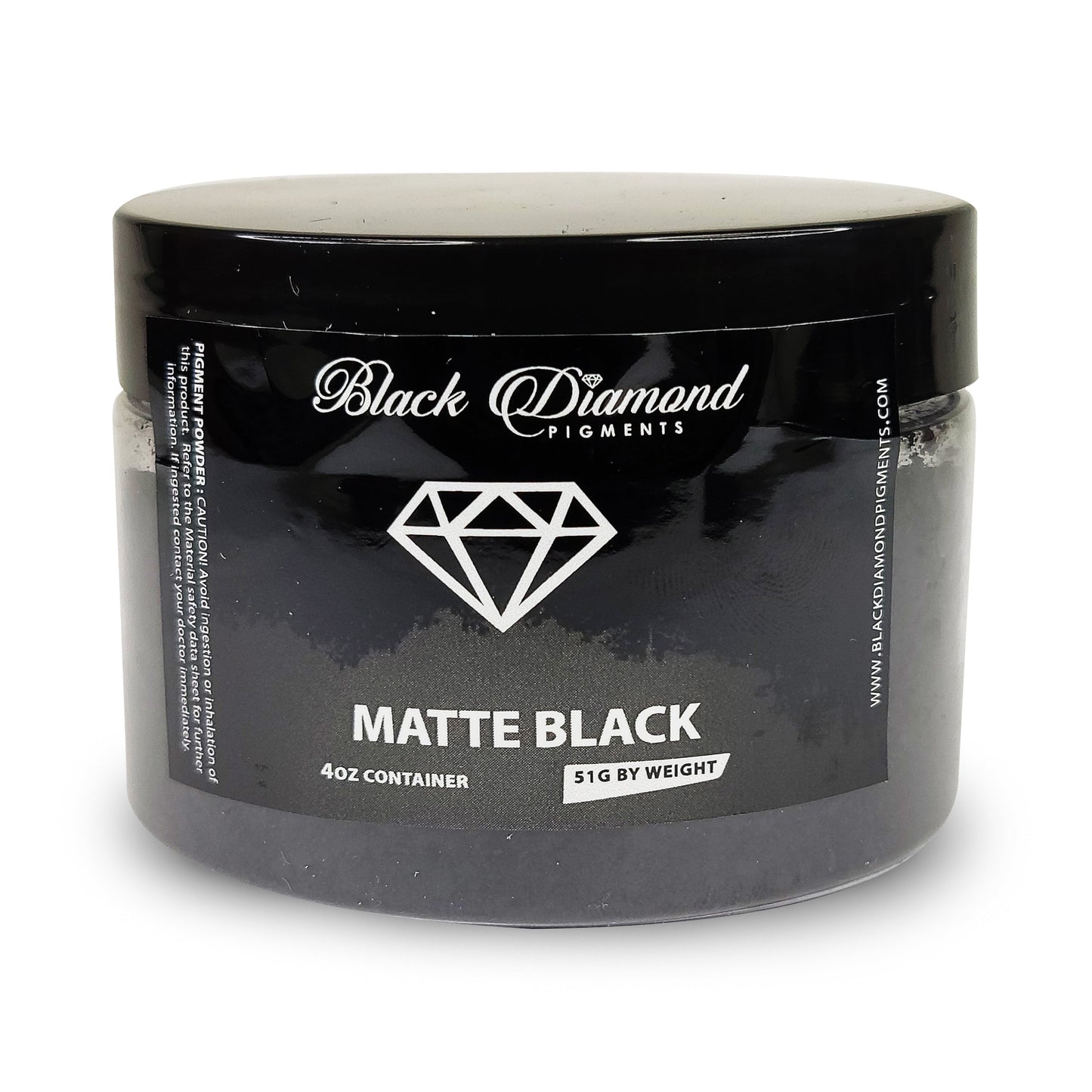Matte Black - Professional grade mica powder pigment