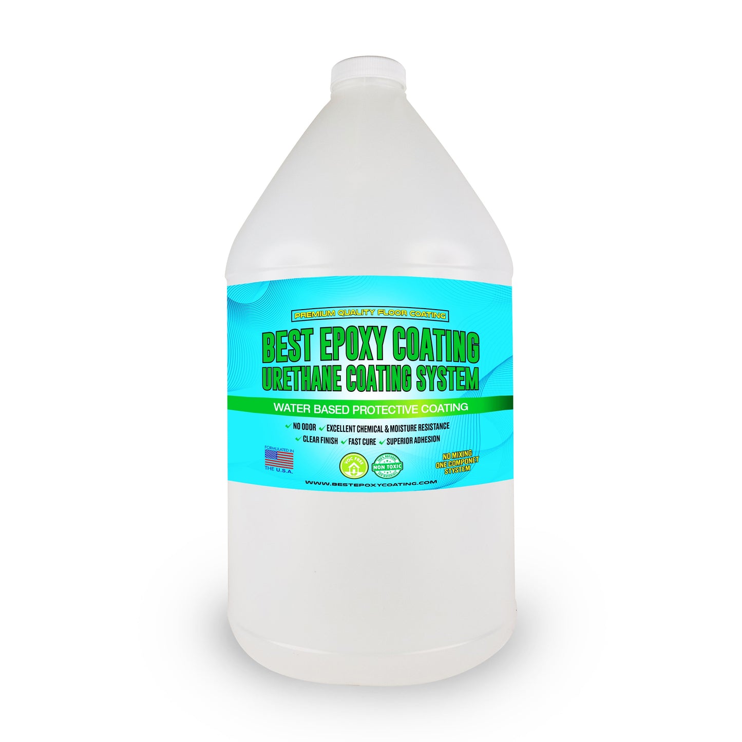 High Performance Water Based Urethane - No mixing required Easily Applied